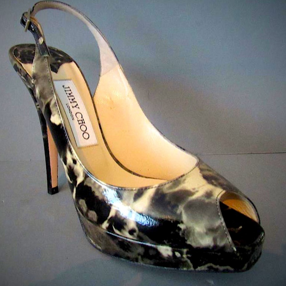 Jimmy Choo Clue Pumps in Smoke Sz 38.5